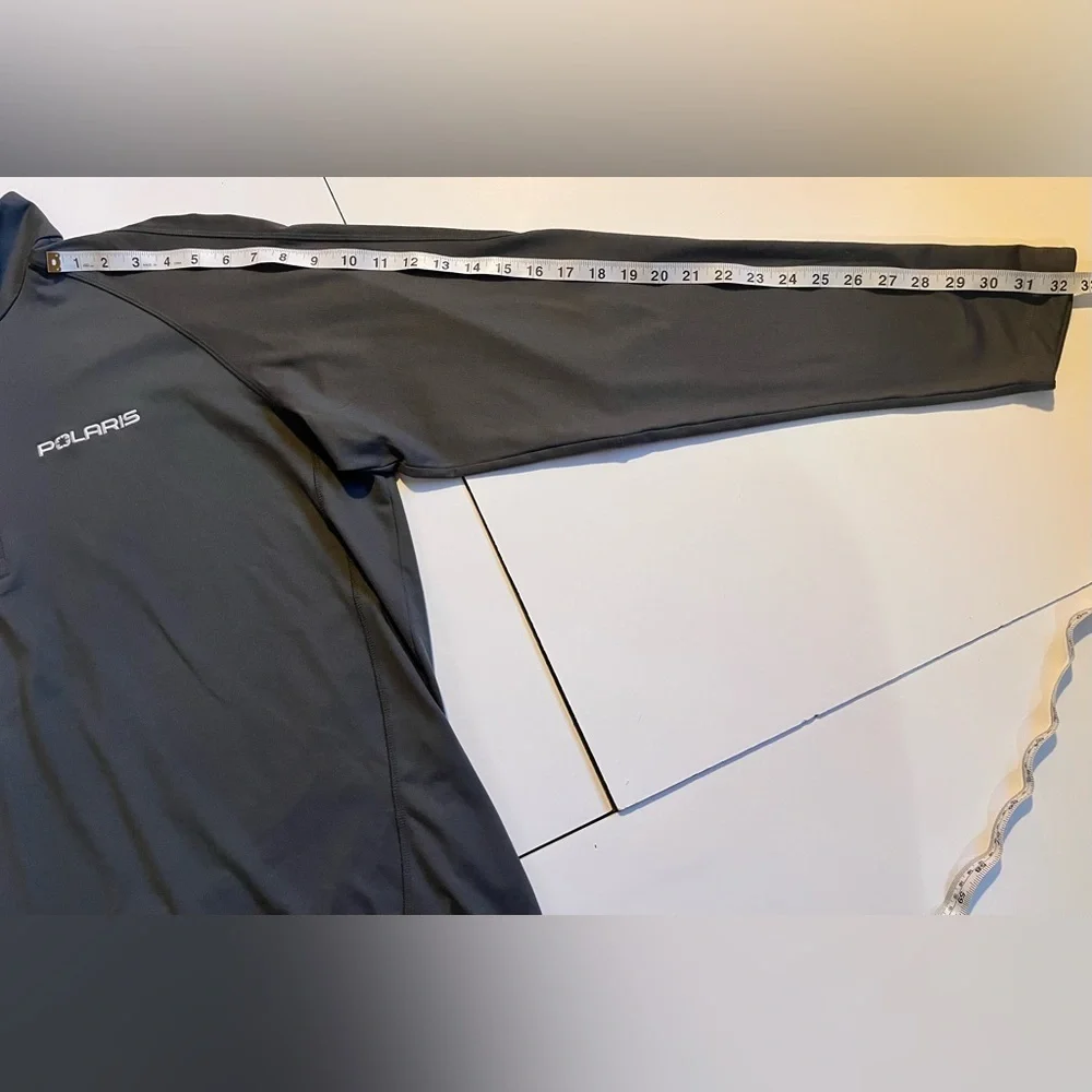 Polaris OGIO Endurance Men’s Gray Quarter Zip Long Sleeve Pullover Size 2XL - Picture 6 of 16